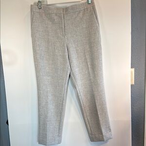 Ann Taylor Grey Tailored Cuffed Pants. Size 12. NWT